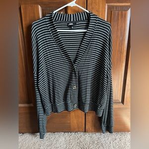 Bobeau Stripped Cardigan size Medium